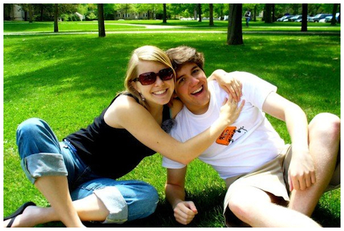Carrie and Thomas at Carleton