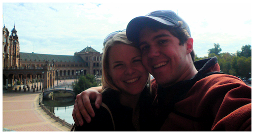 Carrie and Thomas in Spain